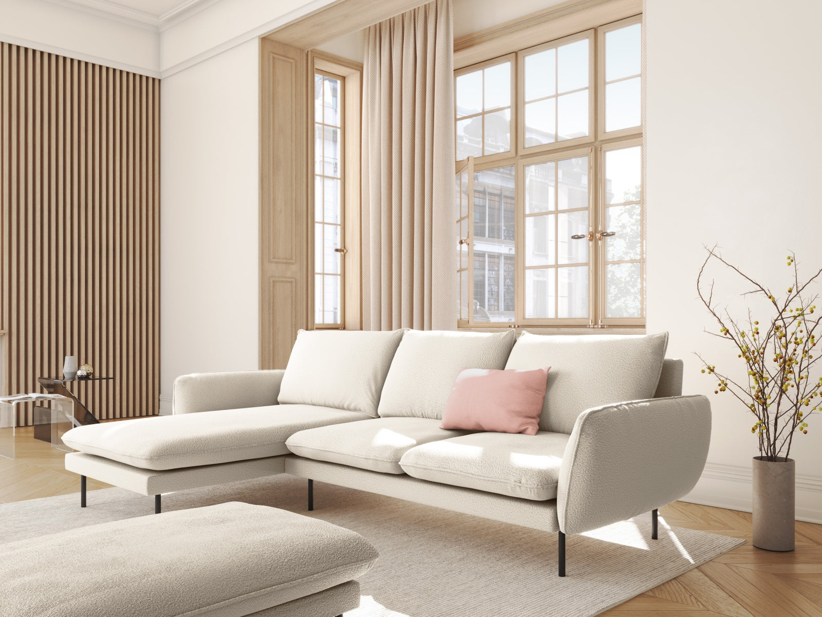 Vienna Corner Sofa, 5 Seats, 255x170 cm