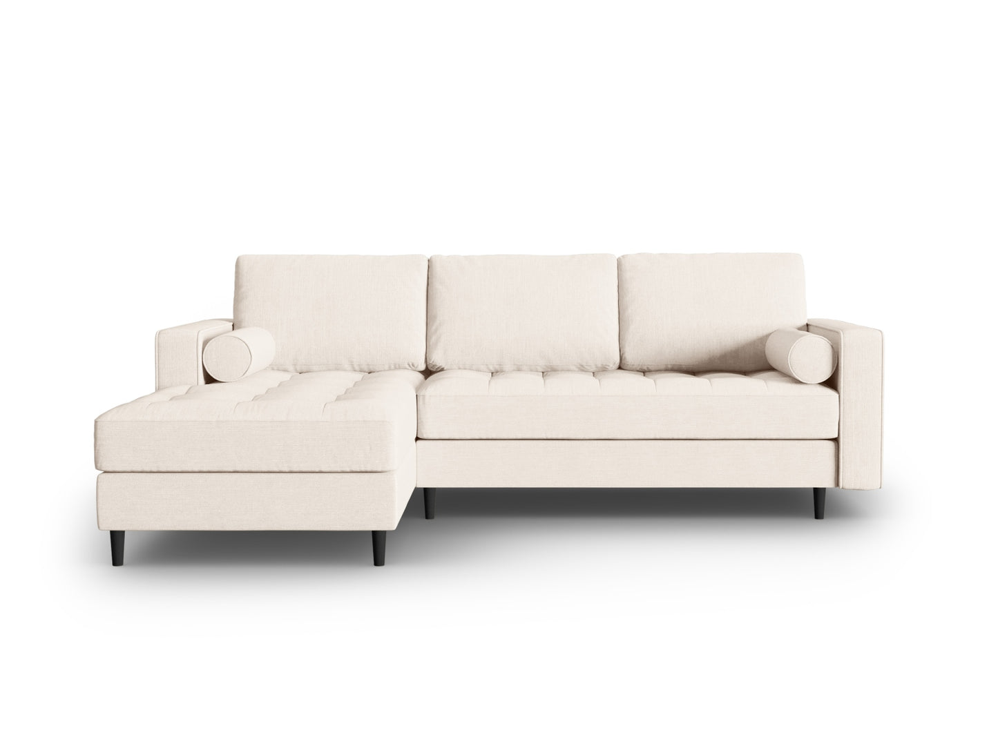 Aspen Corner Sofa, 4 Seats, 236x170 cm — Light Beige / Left