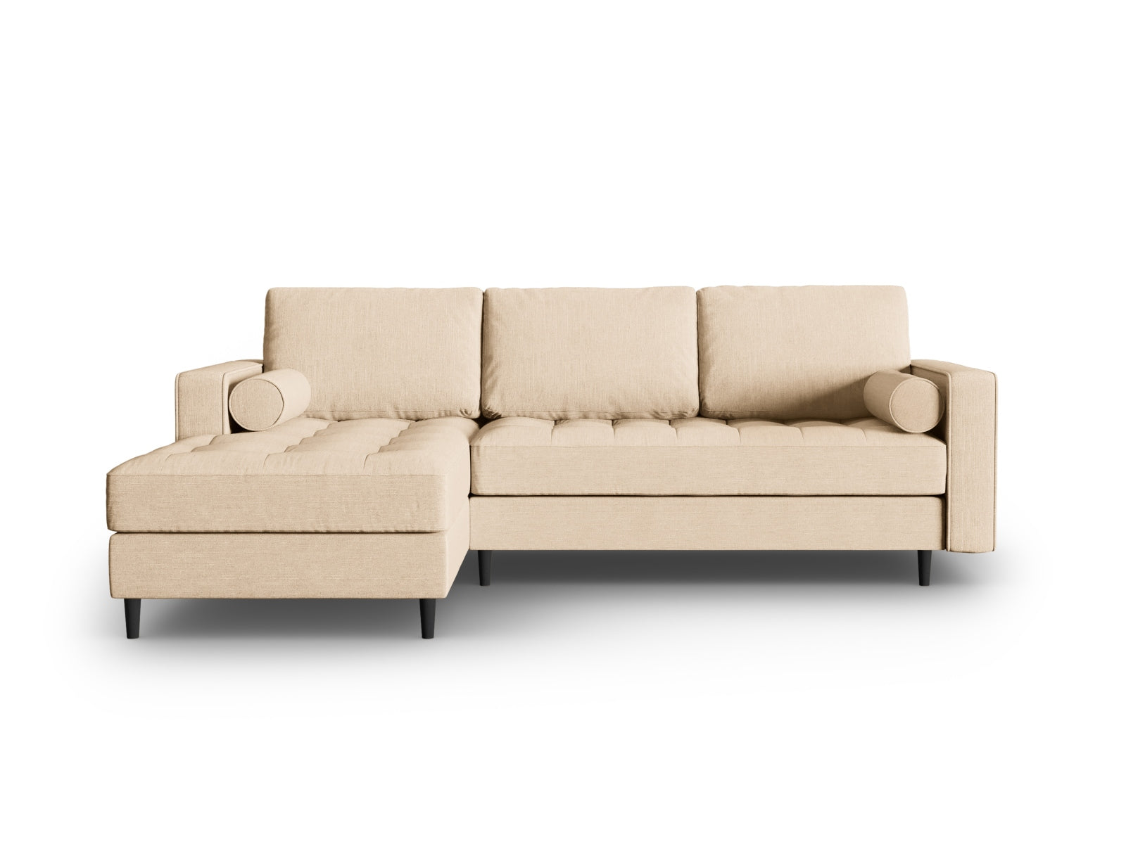 Aspen Corner Sofa, 4 Seats, 236x170 cm — Beige / Left