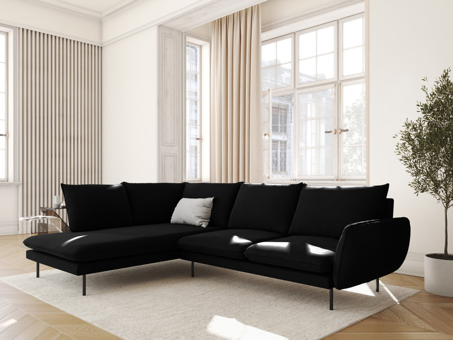 Vienna Corner Sofa, 6 Seats, 275x185 cm