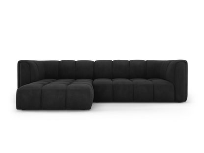 Moritz Modular Corner Sofa — Black / Left