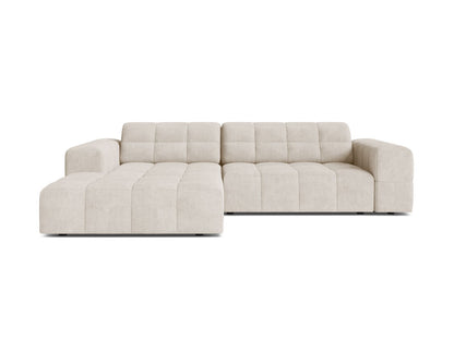 Chicago Corner Sofa, 3 Seats, 234x167 cm — Light Beige / Left