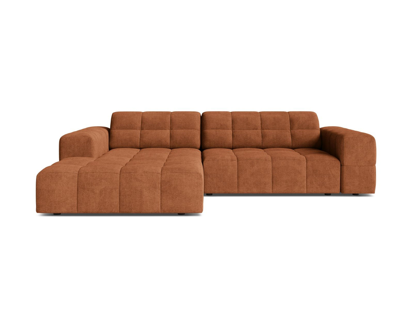 Chicago Corner Sofa, 3 Seats, 234x167 cm — Brick / Left