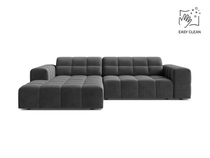 Chicago Corner Sofa, 3 Seats, 234x167 cm — Grey / Left