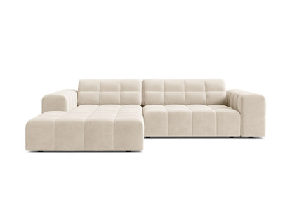 Chicago Corner Sofa, 3 Seats, 234x167 cm — Light Beige / Left