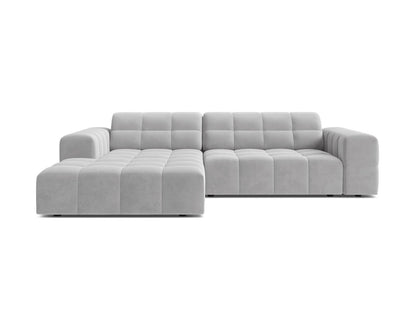 Chicago Corner Sofa, 3 Seats, 234x167 cm — Silver / Left