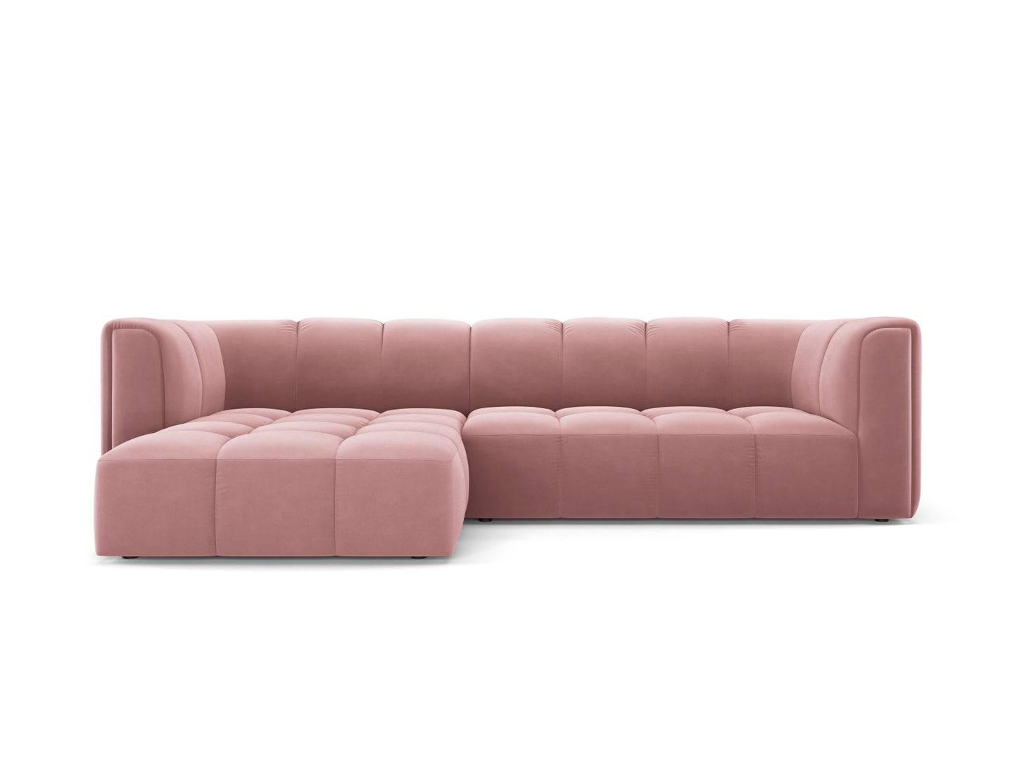 Moritz Modular Corner Sofa — Pink / Left