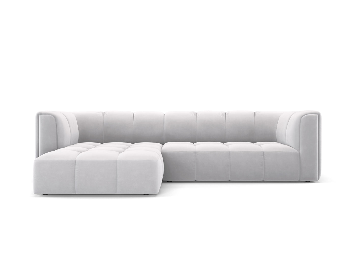 Moritz Modular Corner Sofa — Silver / Left