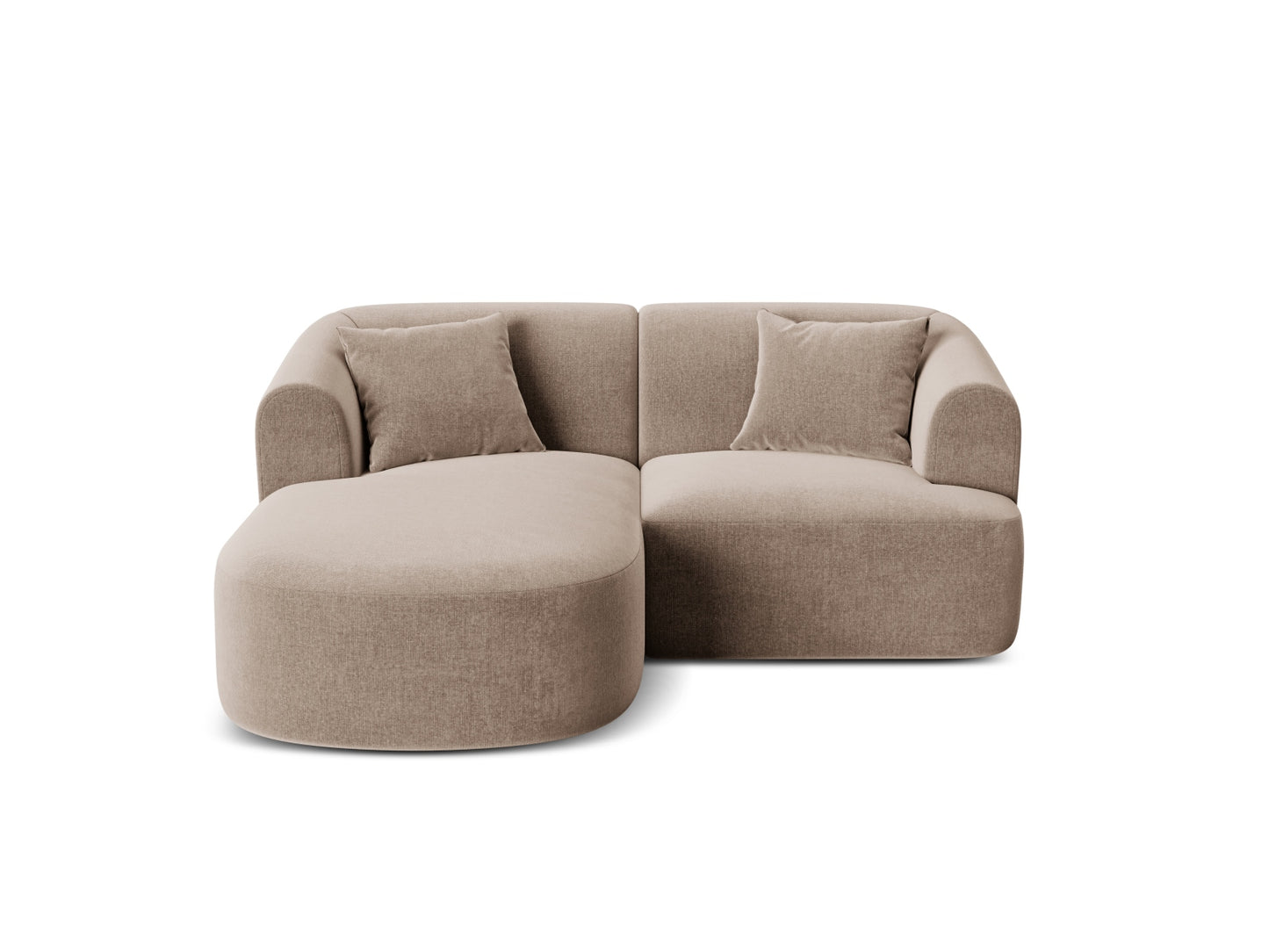 Campi Modular Corner Sofa — Dark Beige / Left