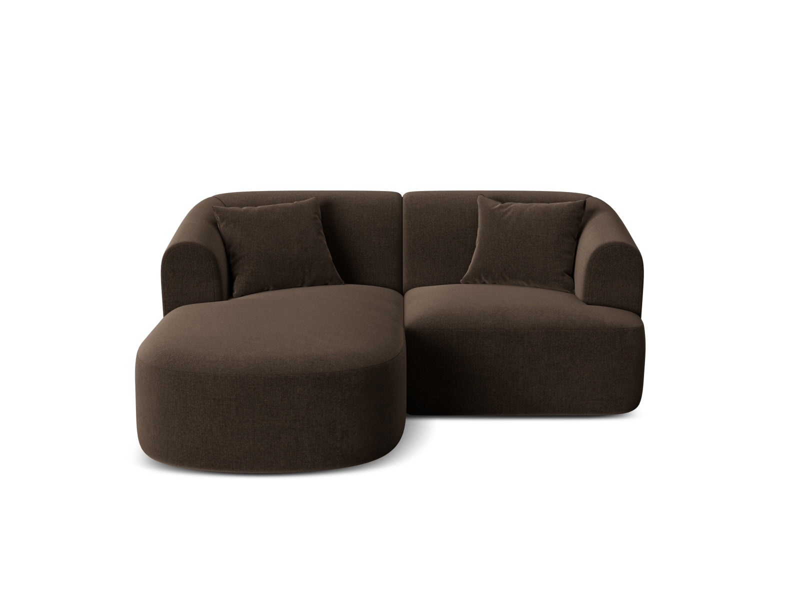 Campi Modular Corner Sofa — Chocolate / Left