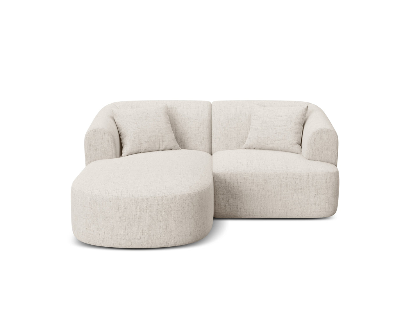 Campi Modular Corner Sofa — Light Beige / Left