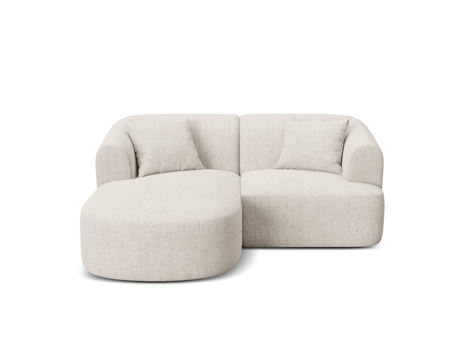 Campi Modular Corner Sofa — Light Beige / Left