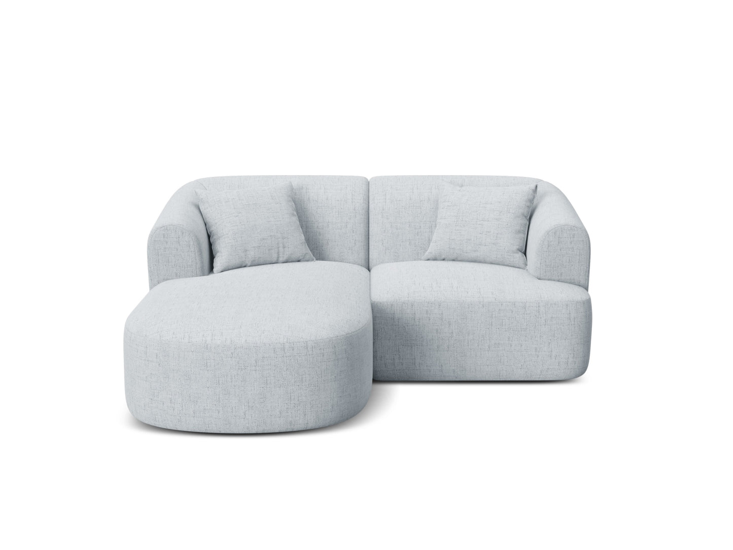 Campi Modular Corner Sofa — Light Grey / Left