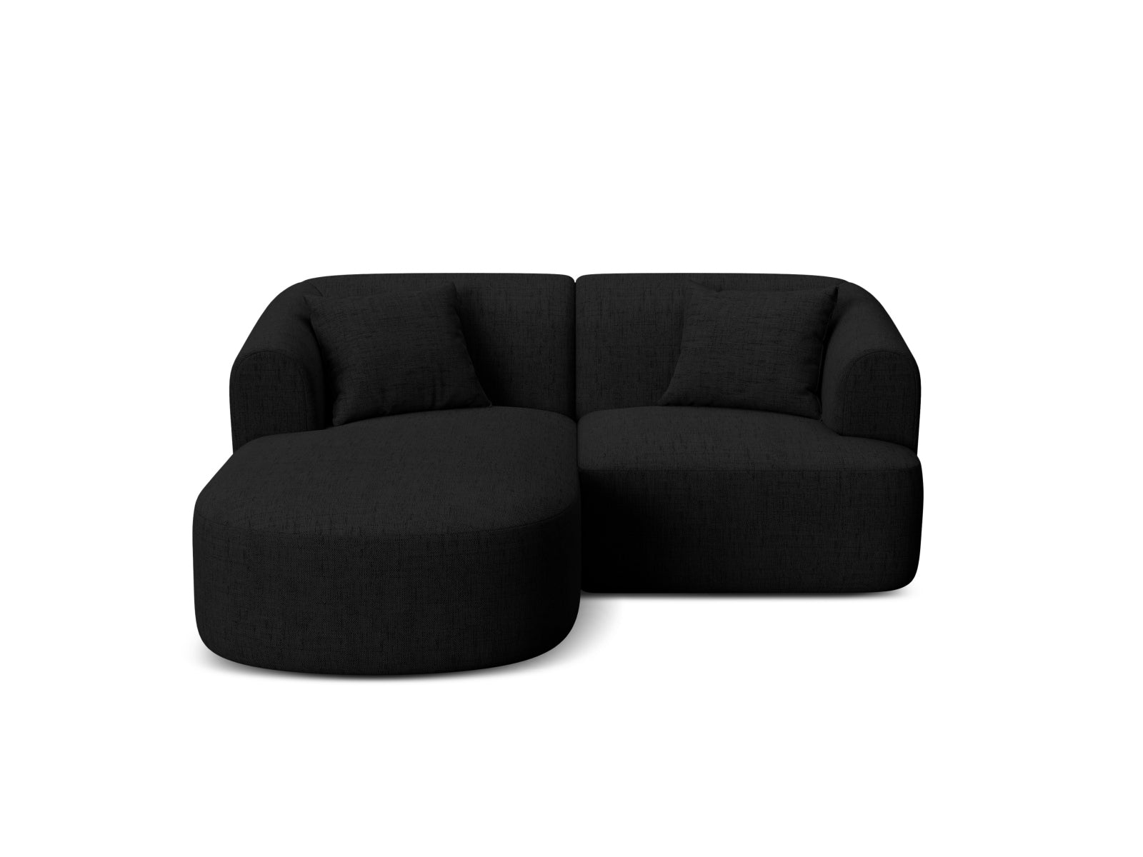 Campi Modular Corner Sofa — Black / Left