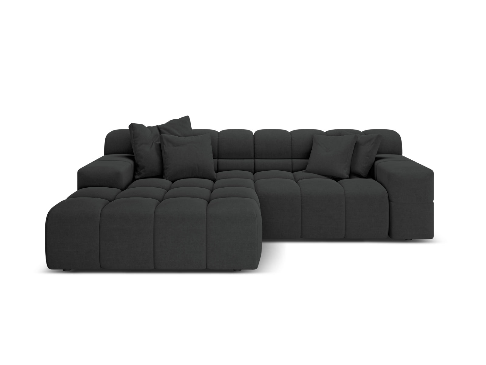 Hawaii Corner Sofa, 2 Seats, 240x160 cm — Anthracite / Left