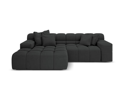 Hawaii Corner Sofa, 2 Seats, 240x160 cm — Anthracite / Left