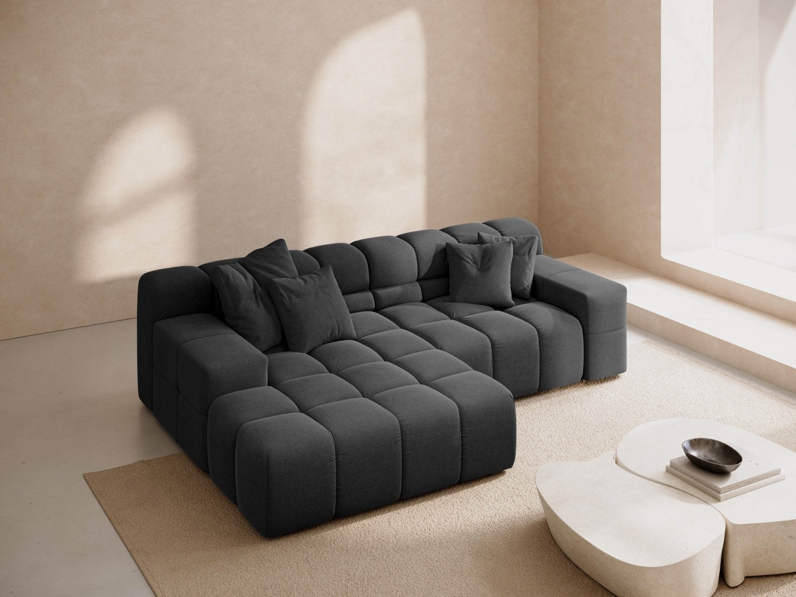 Hawaii Corner Sofa, 2 Seats, 240x160 cm