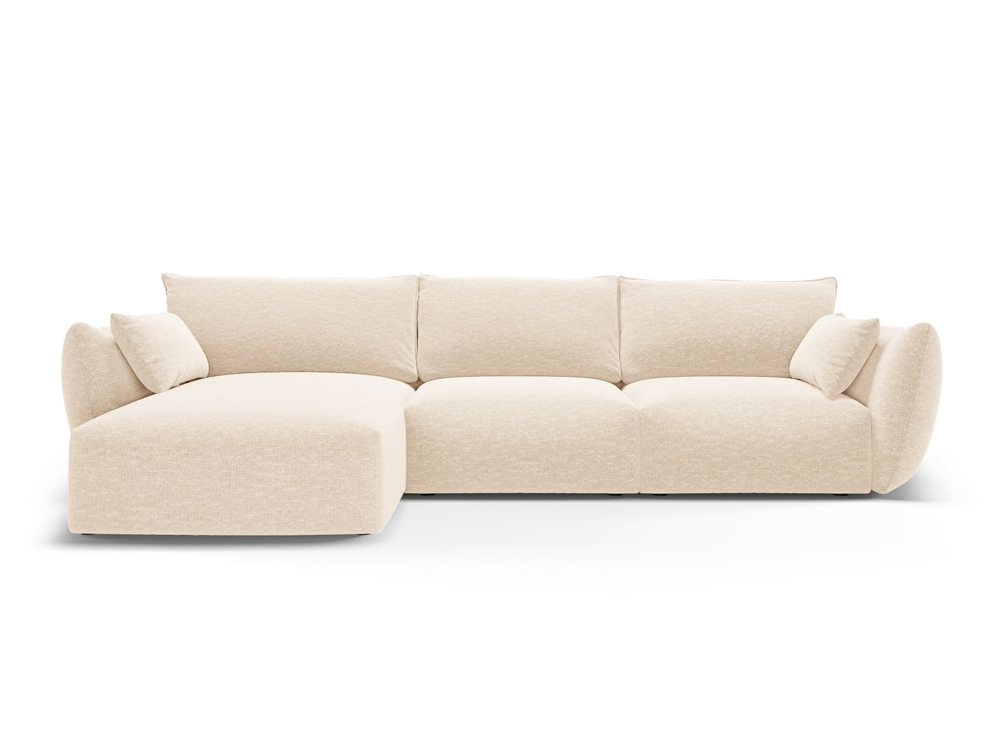 Matera Corner Sofa, 5 Seats, 280x171 cm — Light Beige / Left