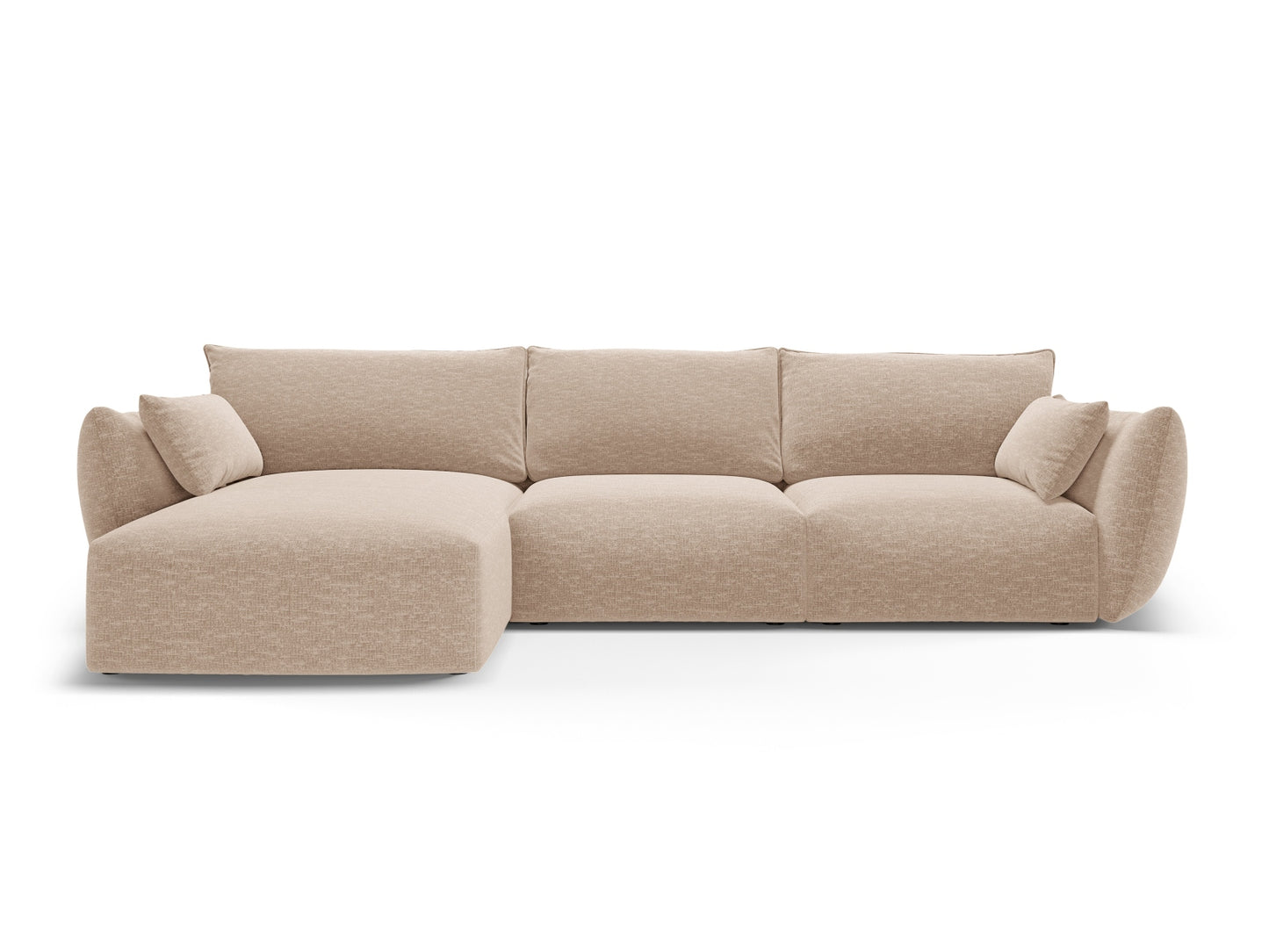 Matera Corner Sofa, 5 Seats, 280x171 cm — Beige / Left
