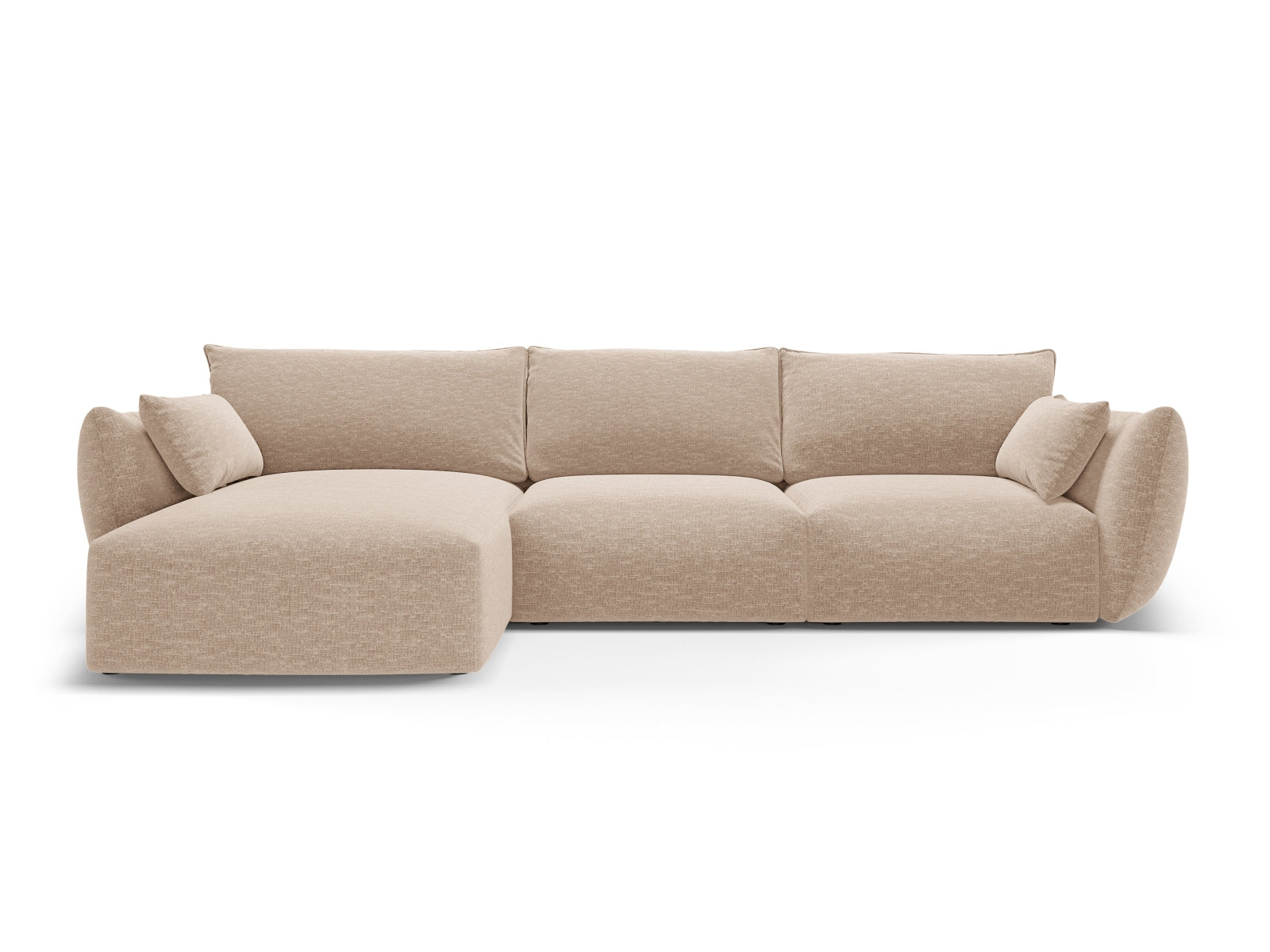 Matera Corner Sofa, 5 Seats, 280x171 cm — Beige / Left