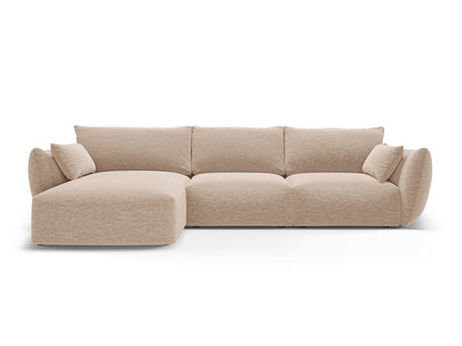 Matera Corner Sofa, 5 Seats, 280x171 cm — Beige / Left