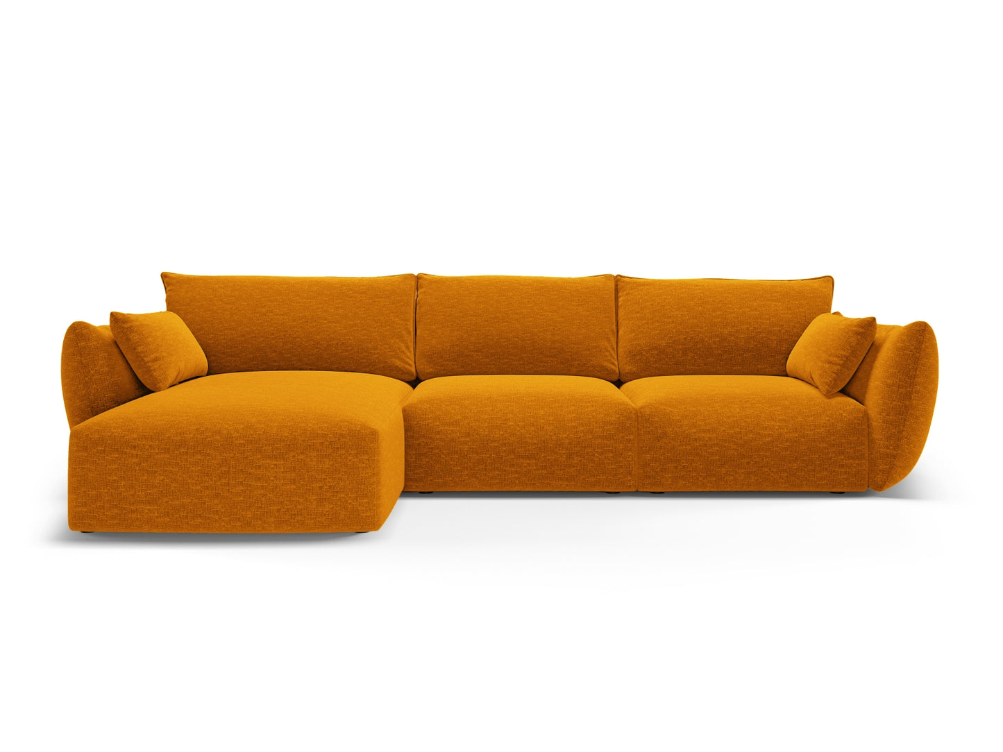 Matera Corner Sofa, 5 Seats, 280x171 cm — Yellow / Left