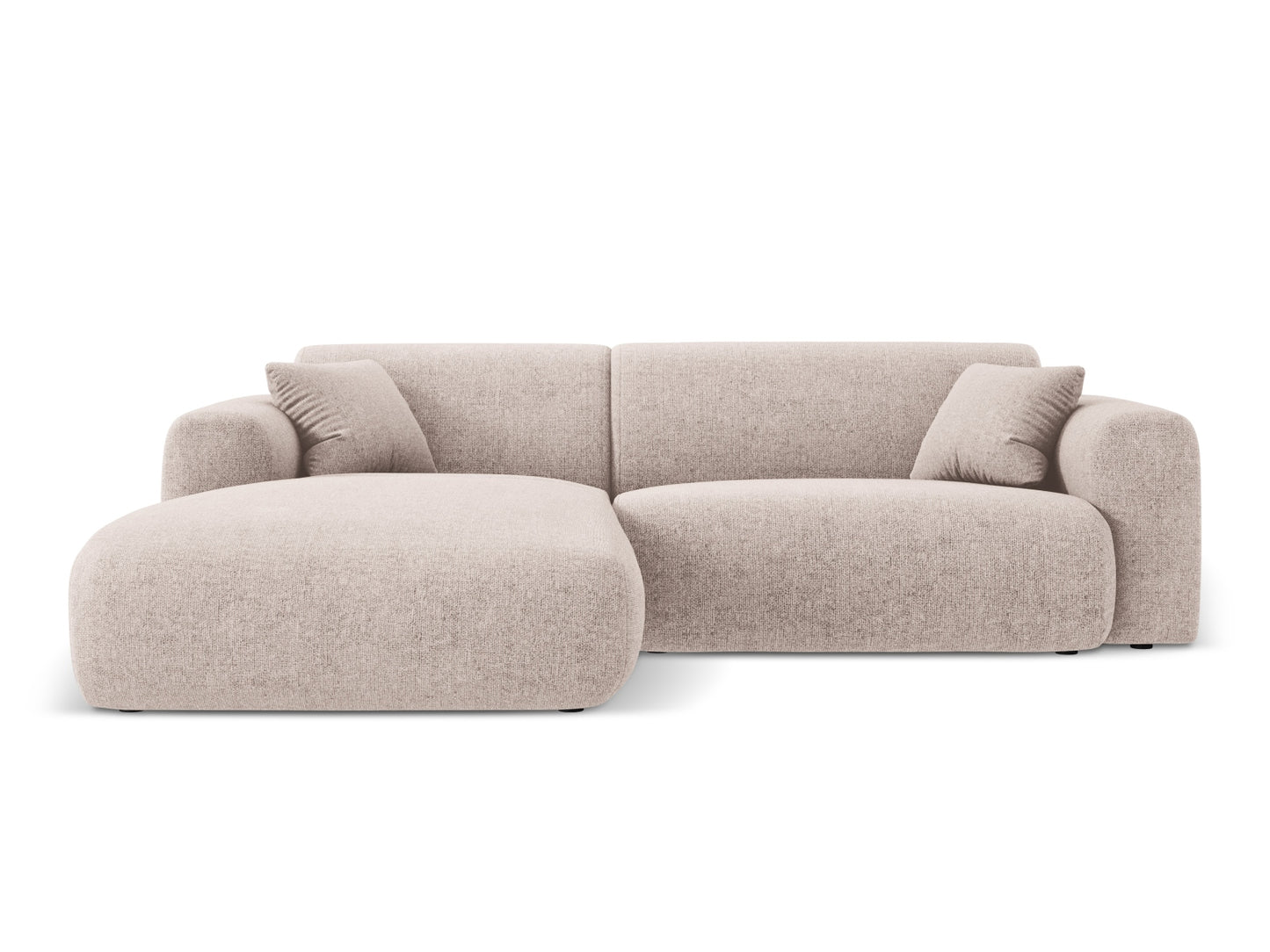 Nolio Corner Sofa, 4 Seats, 235x170 cm — Beige / Left