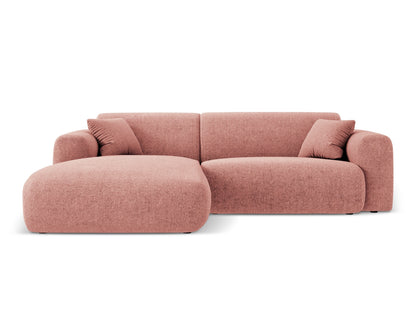 Nolio Corner Sofa, 4 Seats, 235x170 cm — Pink / Left
