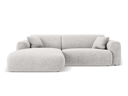 Nolio Corner Sofa, 4 Seats, 235x170 cm — Light Grey / Left