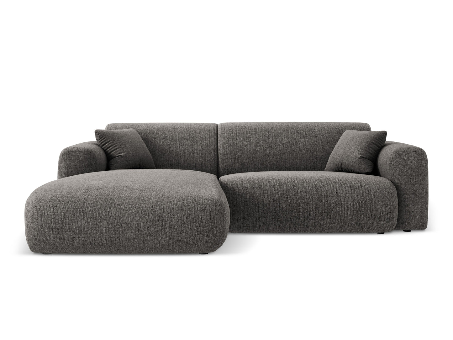 Nolio Corner Sofa, 4 Seats, 235x170 cm — Grey / Left