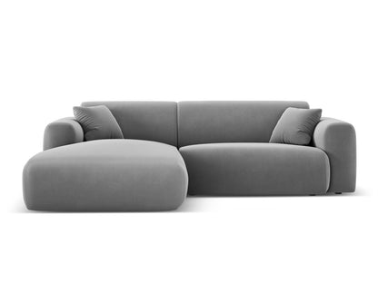 Nolio Corner Sofa, 4 Seats, 235x170 cm — Light Grey / Left