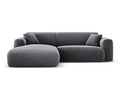 Nolio Corner Sofa, 4 Seats, 235x170 cm — Dark Grey / Left