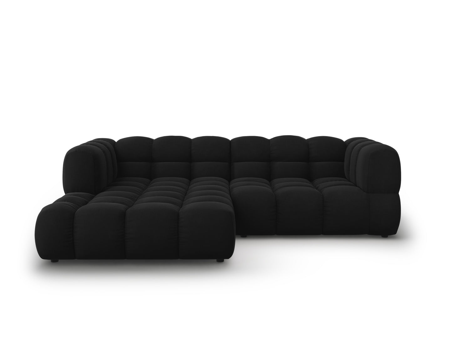 Sky Modular Corner Sofa — Black / Left
