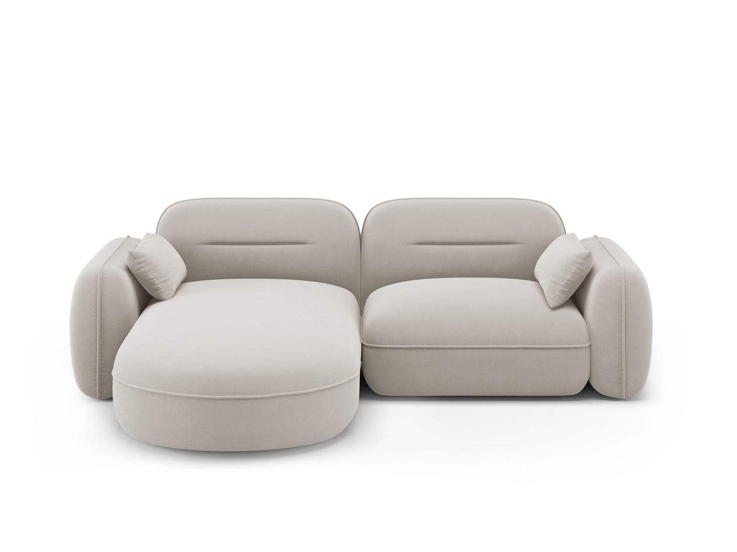 Sydney Modular Corner Sofa — Light Beige / Left