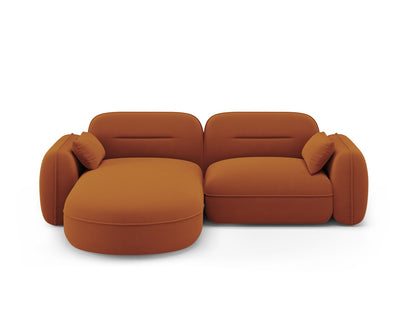 Sydney Modular Corner Sofa — Terracotta / Left