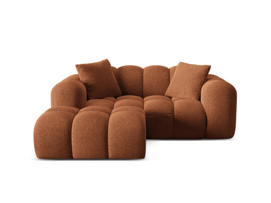 Treno Corner Sofa, 2 Seats, 180x164 cm — Brick / Left