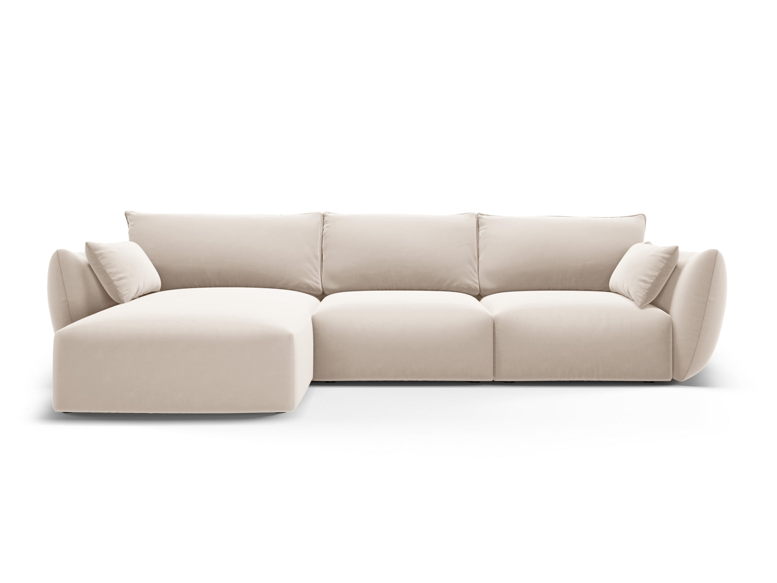 Matera Corner Sofa, 5 Seats, 280x171 cm — Beige / Left