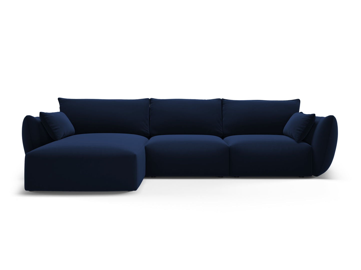 Matera Corner Sofa, 5 Seats, 280x171 cm — Royal Blue / Left