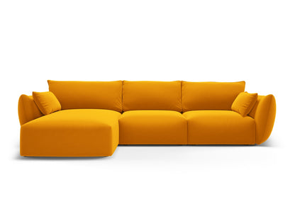 Matera Corner Sofa, 5 Seats, 280x171 cm — Yellow / Left