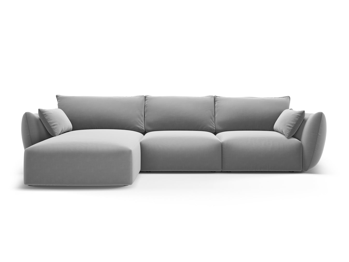 Matera Corner Sofa, 5 Seats, 280x171 cm — Grey / Left