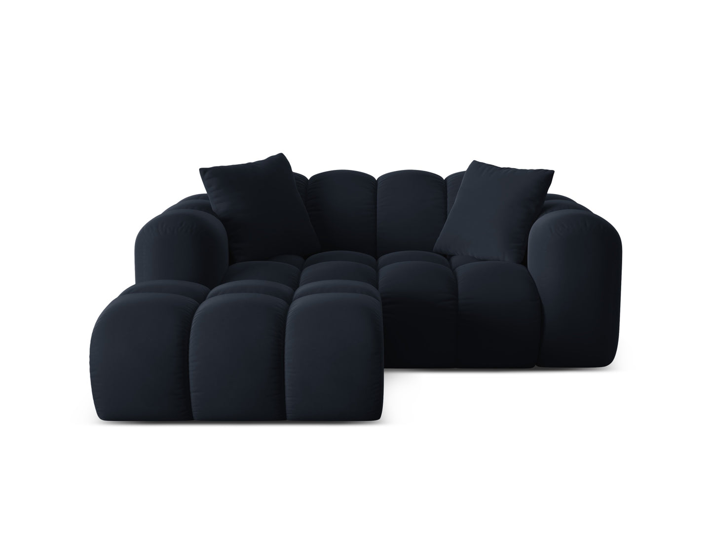 Treno Corner Sofa, 2 Seats, 180x164 cm — Dark Blue / Left