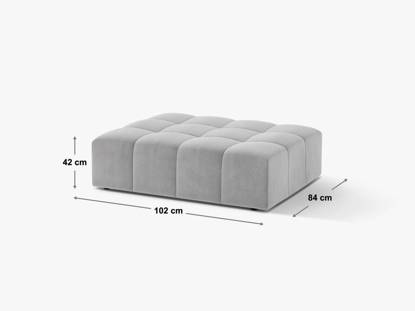 Chicago Pouf, 102x84 cm