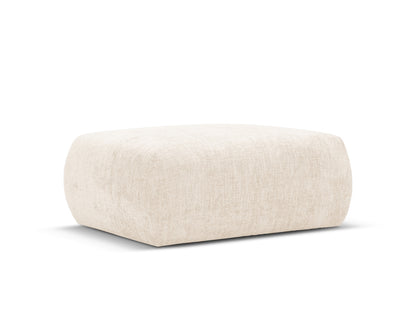 Matera Pouf, 86x68 cm — Light Beige