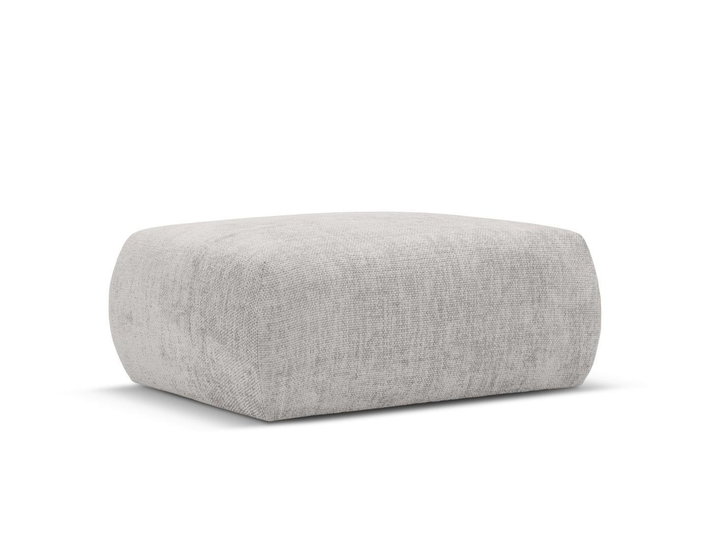 Matera Pouf, 86x68 cm — Light Grey