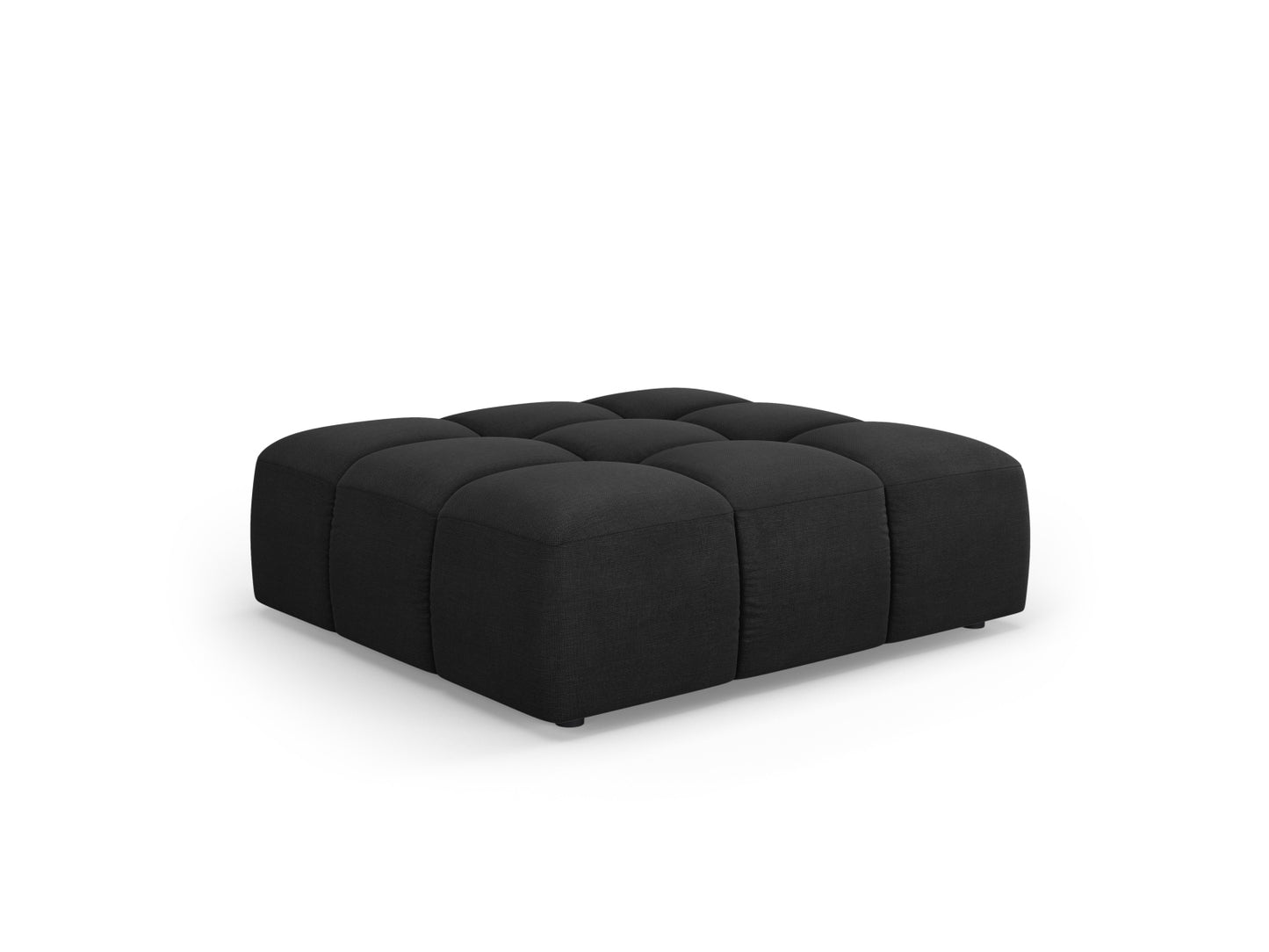 Moritz Pouf, 96x96 cm — Black