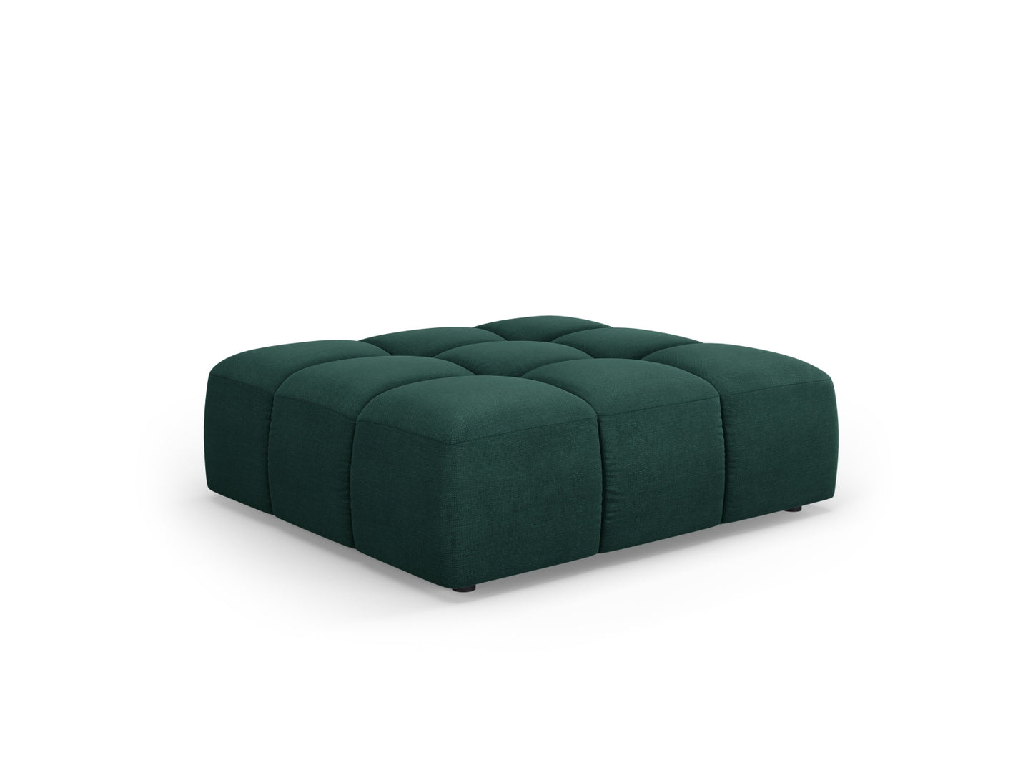 Moritz Pouf, 96x96 cm — Bottle Green