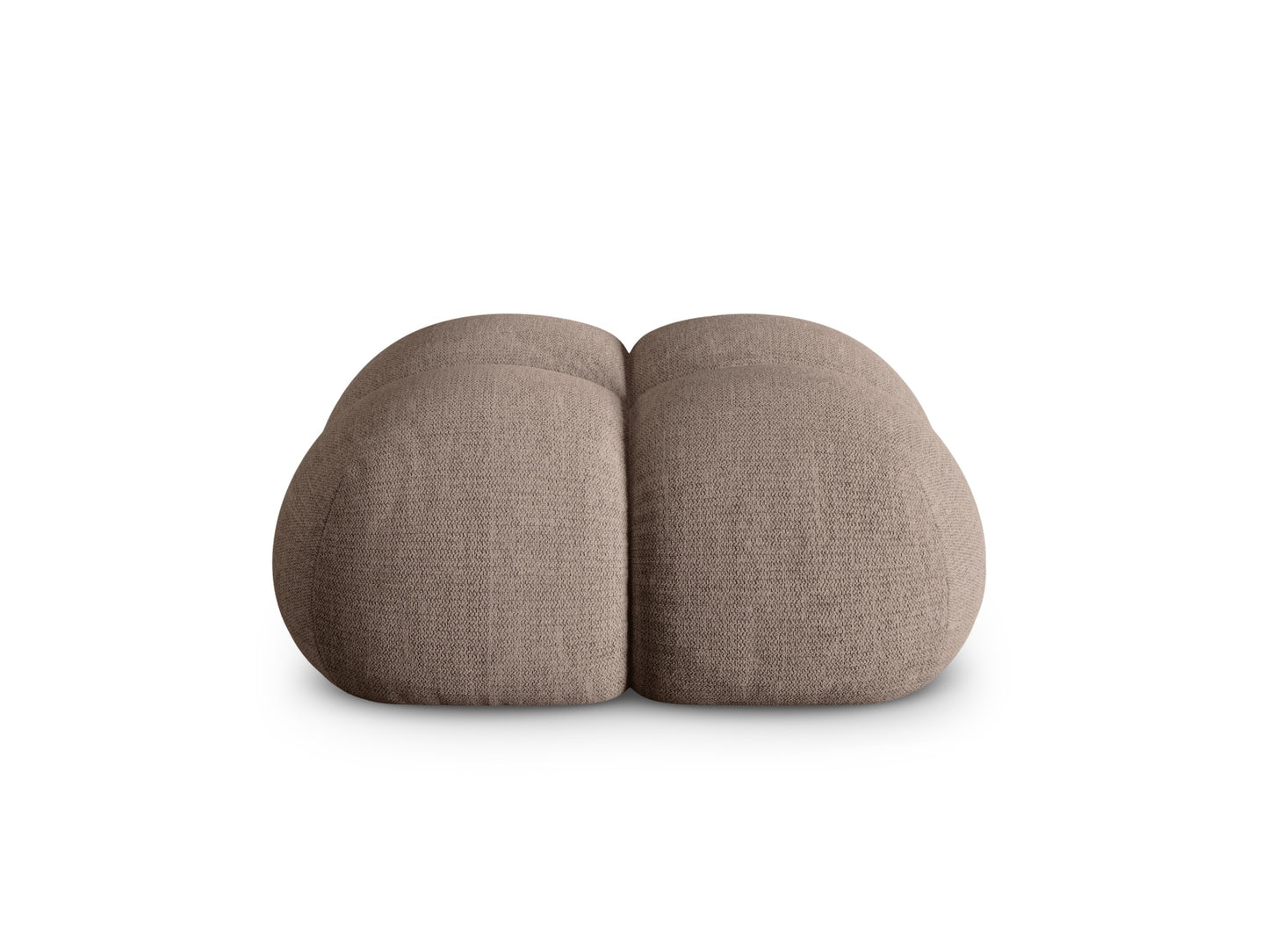 Loretto Pouf, 90x90 cm — Cappuccino