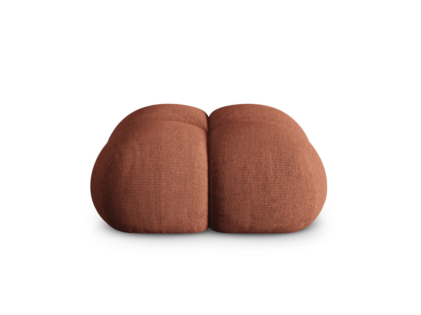 Loretto Pouf, 90x90 cm — Coral