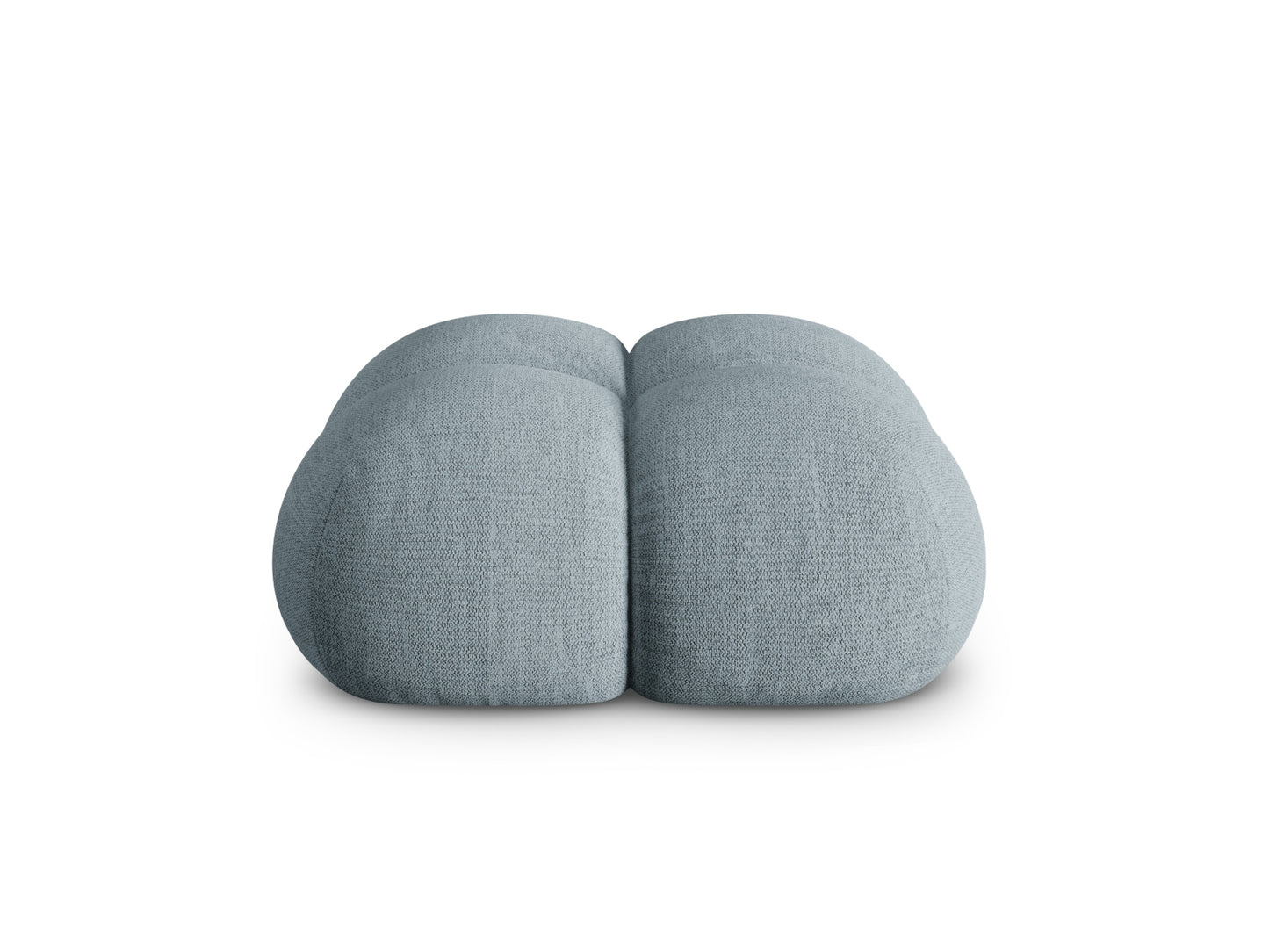 Loretto Pouf, 90x90 cm — Pastel Blue