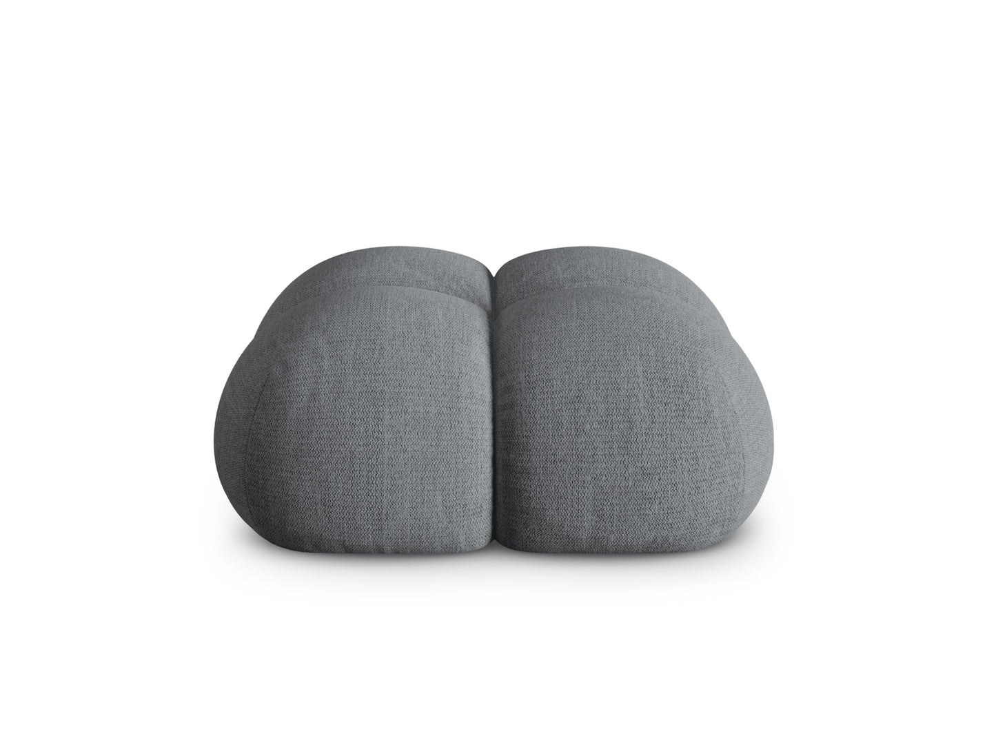 Loretto Pouf, 90x90 cm — Grey